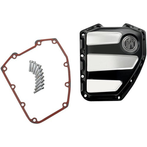 Performance Machine Cam Cover Scalloped Platinum Cut | 0177-2020-BMP