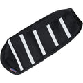 Parts Unlimited Ribbed Gripper Seat Cover - Ski-Doo (Black/White) SKI-107-337
