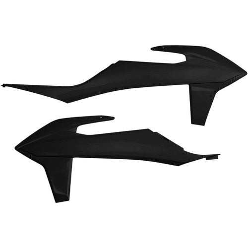 UFO Radiator Shrouds - SX/SX-F - Black | KT04092001