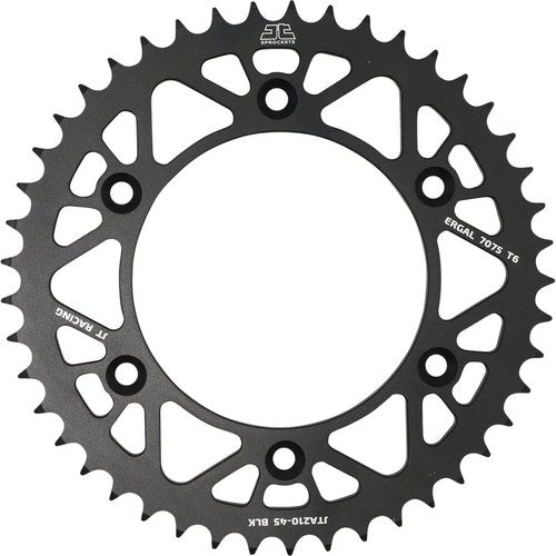 JT Sprockets Rear Racelite Sprocket Alum 47T-520 Blk Beta/Hon | JTA210.47BLK