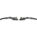 Drag Specialties Black Slotted Levers | H07-0603MB