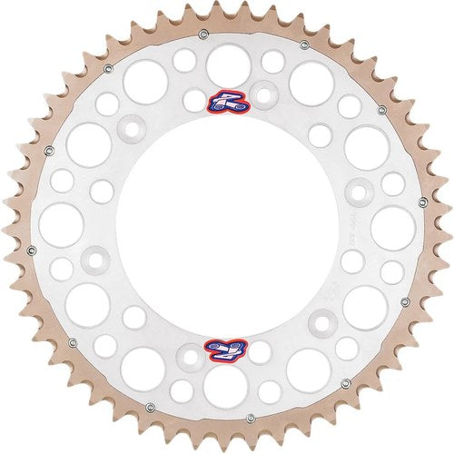 Renthal Twinring Rear Sprocket - 51-Tooth - Silver | 2240-520-51GPSI