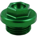 Works Connection Aluminum Oil Fill Plug Kawasaki (Green) 24-198