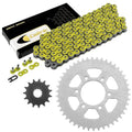 Drive Chain & Sprockets Kit for Kawasaki KLE650 Versys 650 2007 2008-2016 Yellow