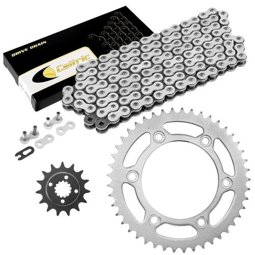 Drive Chain & Sprockets Kit for Honda XR650L 1993-2017 White