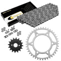 O-Ring Drive Chain & Sprockets Kit for Kawasaki EX500 Ninja 500R 1994-2009