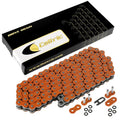 O-Ring Orange Drive Chain for Honda CBR600F3 1995 1996 1997 1998