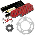 Red O-Ring Drive Chain & Sprockets Kit for Honda CBR600F3 CBR600 F3 1997 98