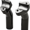 HardDrive Forged Pullback Handlebar Risers 4-1/2in Rise - Black | H57-6075BF-4.5