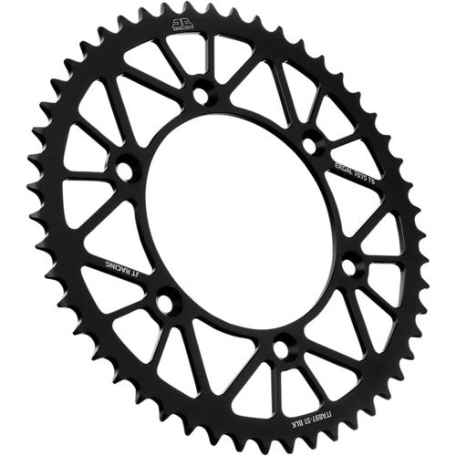 JT Sprockets Rear Racelite Sprocket Alum 51T-520 Blk Hus/Husq/Ktm | JTA897.51BLK