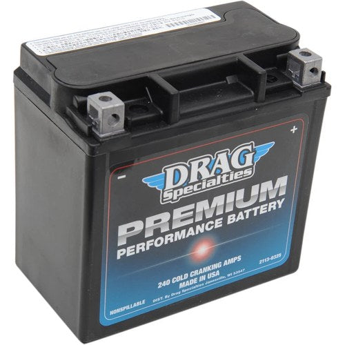 Drag Specialties Premium Performance Battery (Cross Ref GYZ16HL) 2113-0325