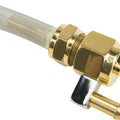 HardDrive Brass Petcock, Hex 22mm Downward Position | 022688
