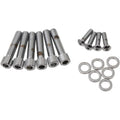 Drag Specialties Bolt Kit M8 Handlebar Control Smooth All Chrome | MK784S