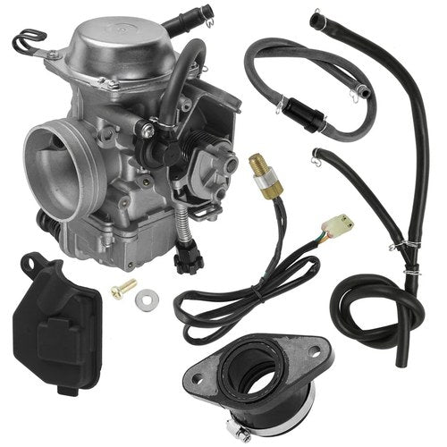 Caltric Carburetor w/ Intake Manifold Boot For Honda 16100-HN5-673 16210-HN5-671