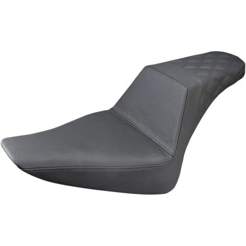 Saddlemen Step Up 2-Up Seat - Smooth/Lattice Stitched - Fls (Black) 812-26-173