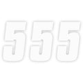 Factory Effex FX Factory Number 5 - White - 4" | 08-90015