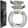 for Honda XR125L 2003 2004 05 2006 2007 2008 Front Brake Pads Rear Brake Shoes