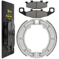 Front & Rear Brake Pads for Kawasaki EX500S Ninja 500S 1987-1993