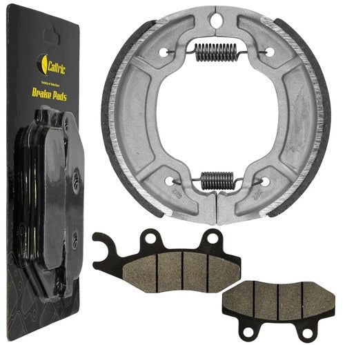 Front Brake Pads & Rear Brake Shoes for Yamaha XTZ125 XTZ125E XTZ125K 2003-2013
