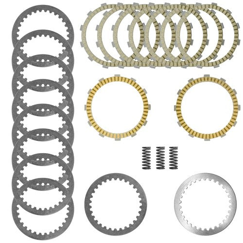 Clutch Friction Steel Plates Kit for Kawasaki Concours 14 ZG1400 ABS 2008-2022