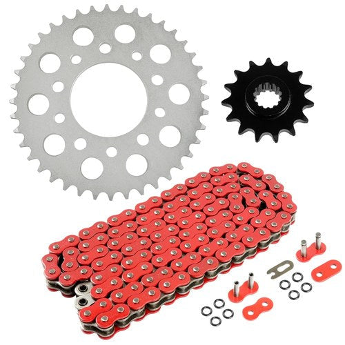 Red Drive Chain & Sprockets Kit fits Honda CB500 1994 1995 1996 1997 1998 - 2003