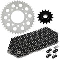 Black Drive Chain & Sprockets Kit fits Honda CB500 1994 1995 1996 1997 1998-2003