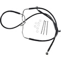 Drag Specialties +8" Brake Line - Front - Black Vinyl - FXDF08-17 | 660325-8BLK