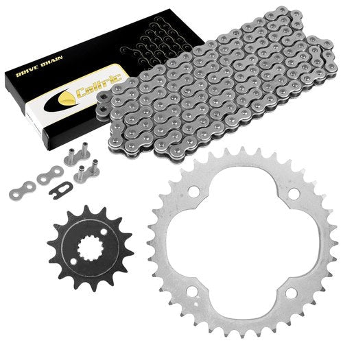 Caltric Drive Chain & Sprockets for Suzuki QuadRacer 450 LT-R450 2006-2009
