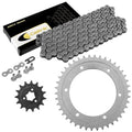 Caltric Drive Chain & Sprockets for Suzuki DR650SE 1996-2023 525 Pitch 110 link