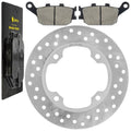 Rear Brake Disc Rotor W / Brake Pad Fits Honda CBR600F 2003 2004 2005 2006