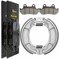 for Honda XL600V Transalp 1987 1988 89 90 Front Brake Pads & Rear Brake Shoes