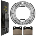 Front Brake Pads & Rear Brake Shoes for Suzuki VS700Gl Intruder 700 1986 1987
