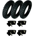 HD 3) Tires And 4) Tubes Straight Stem Size 2.50-10 2.50X10 For Yamaha TTR50E
