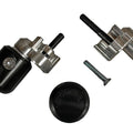 Kawasaki 2009-2012 ZX6R Woodcraft Street Use Frame Slider Kit With Black Pucks