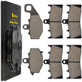 Brake Pads for Kawasaki ZX600 Ninja ZZR600 2005-2008 Front Rear Motorcycle Pads