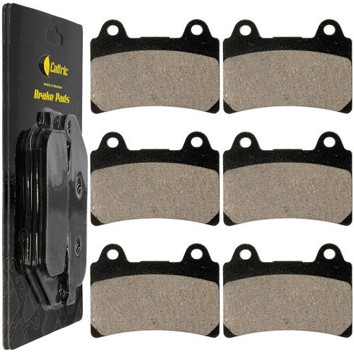 Caltric Front Rear Brake Pads for Yamaha XVZ1300 Royal Star 1300 1997-1998