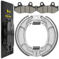 for Honda XL600R 1983 1984 1985 1986 1987 Front Brake Pads & Rear Brake Shoes