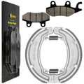 Front Brake Pads & Rear Brake Shoes for Honda Ca250T Rebel Ca 250T 1990 1992