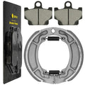 for Yamaha XV250 Route 66 1987 1988 1989 1990 Front & Rear Brake Pads & Shoes