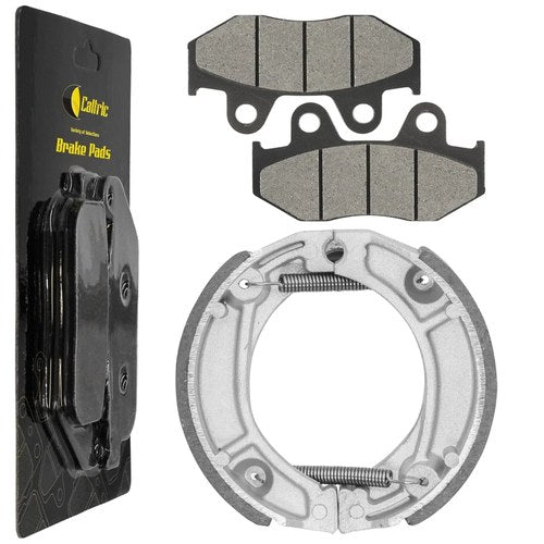for Honda XR500R Pro Link 500 1983 1984 Front Brake Pads & Rear Brake Shoes