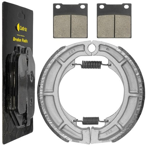 for Suzuki GS550 GS550L 1983-1986 Front Brake Pads & Rear Brake Shoes