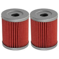 for Kawasaki KLX125 KLX125L 2003 2004 2005 2006 Oil Filter 2-Pack