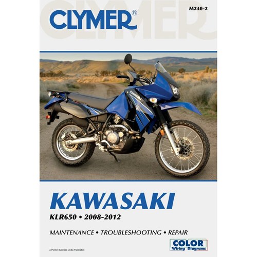 Clymer Physical Book for Kawasaki KLR650 Klr 650 2008-2012 | M240