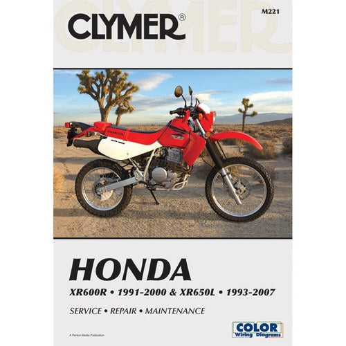 Clymer Physical Book for Honda XR600R 1991-2000 and XR650L 1993-2012 | M221
