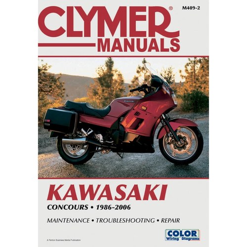 Clymer Physical Book for Kawasaki ZG1000 Concours/GTR1000 1986-2004 | M409-2