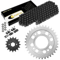 Black O-Ring Drive Chain & Sprockets Kit for Honda CM400A CM400C CM400E CM400T