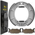 Front Brake Pads & Rear Shoes for Yamaha XV535 Virago 535 1995-2000