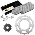 White O-Ring Drive Chain & Sprocket Kit for Suzuki GSX-R600 GSXR600 1998-2000