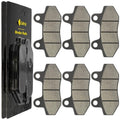 Caltric Front and Rear Brake Pads for Hyonsung GT650 GT650TTC GT650R 2005-2016