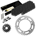 Black O-Ring Drive Chain & Sprockets for Suzuki GSX1300R Hayabusa 1300 1999-07